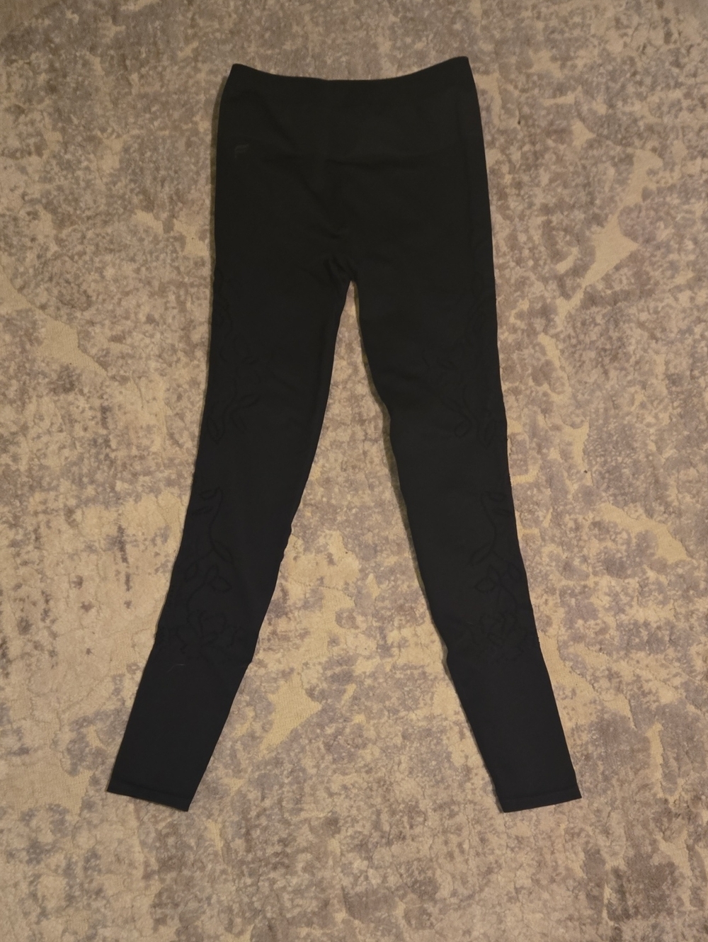 Fabletics Black High-Waist Lace Seamless Leggings